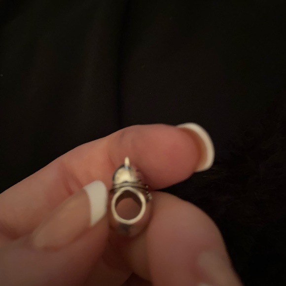 Asian waving good luck kitty made of silver and fits charm bracelet like Pandora - Picture 3 of 5